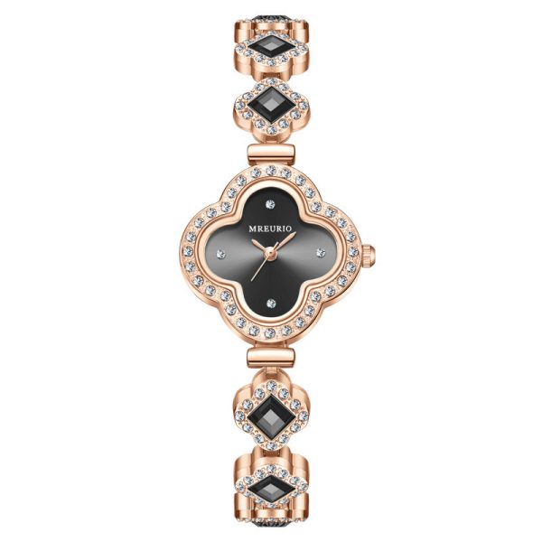 Clover quartz jade watch - 图片 12