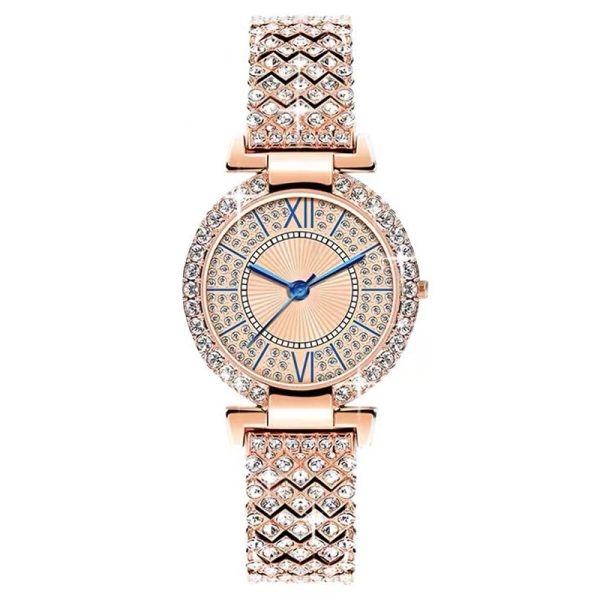 Douyin Internet celebrity full diamond ladies watch female watch quartz watch bracelet watch - 图片 6