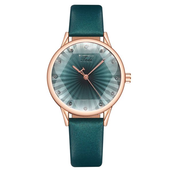 Fashion diamond ladies watch female watch quartz watch leather belt watch - 图片 7