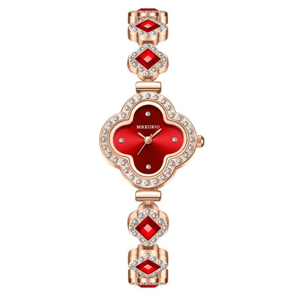 Clover quartz jade watch - 图片 10