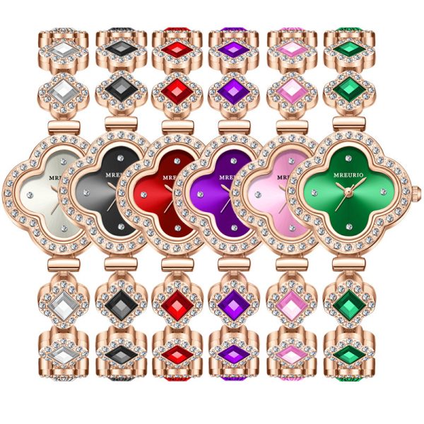 Clover quartz jade watch - 图片 2