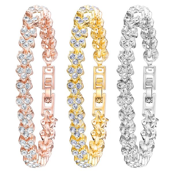 Fashion diamond ladies watch female watch Roman quartz watch bracelet watch - 图片 5
