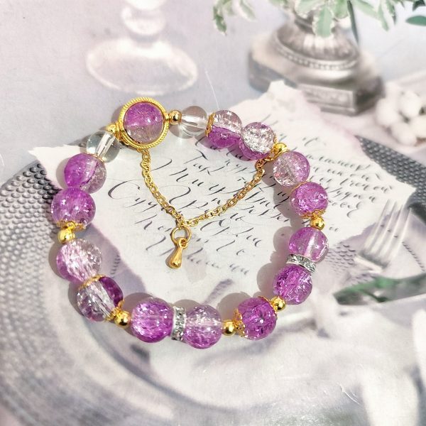 Live Broadcast Welfare Dongling Jade Pearl Ping An Buckle Bracelet Luckful Nafu Rabbit Bracelet Female Girlfriend High-end Grade Bracelet - 图片 11