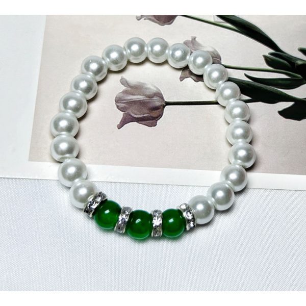 Imitation natural freshwater pearl necklace mother chain with agate pendant chain live drainage products in stock manufacturers wholesale - 图片 6