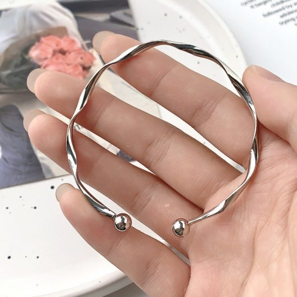 TikTok Internet Celebrity Cat's Eye Imitation Blue Moonlight Ins Niche Peace and Joy Pendant Bracelet Female Girlfriend Student Gift - 图片 70