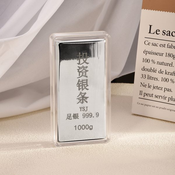 Pure silver 9999 silver bar raw material 1000g investment collection business gift engraved silver ingot broken silver ingot piece - 图片 5