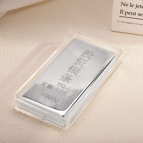 Pure silver 9999 silver bar raw material 1000g investment collection business gift engraved silver ingot broken silver ingot piece - 图片 7