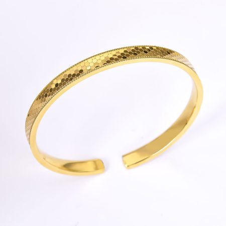 9999 dragon scale gold-plated silver bracelet for women new shiny polka dot Chinese style all-match sterling silver bracelet silver jewelry gift