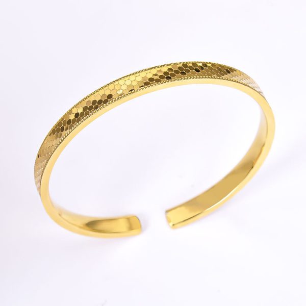 9999 dragon scale gold-plated silver bracelet for women new shiny polka dot Chinese style all-match sterling silver bracelet silver jewelry gift