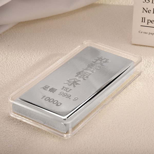 Pure silver 9999 silver bar raw material 1000g investment collection business gift engraved silver ingot broken silver ingot piece - 图片 2