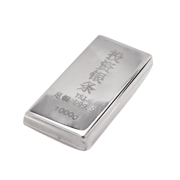 Pure silver 9999 silver bar raw material 1000g investment collection business gift engraved silver ingot broken silver ingot piece - 图片 6